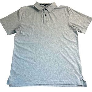 Public Rec Size Medium Grey Polo Short Sleeve